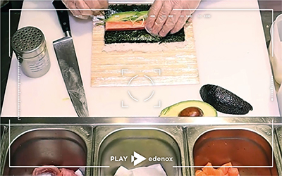 Play edenox presenta su vídeo sobre las mesas refrigeradas y cómo preparar el mejor sushi