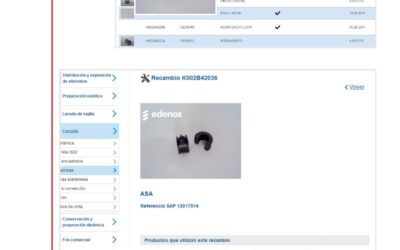 Cómo acceder a los recambios edenox ahora también online